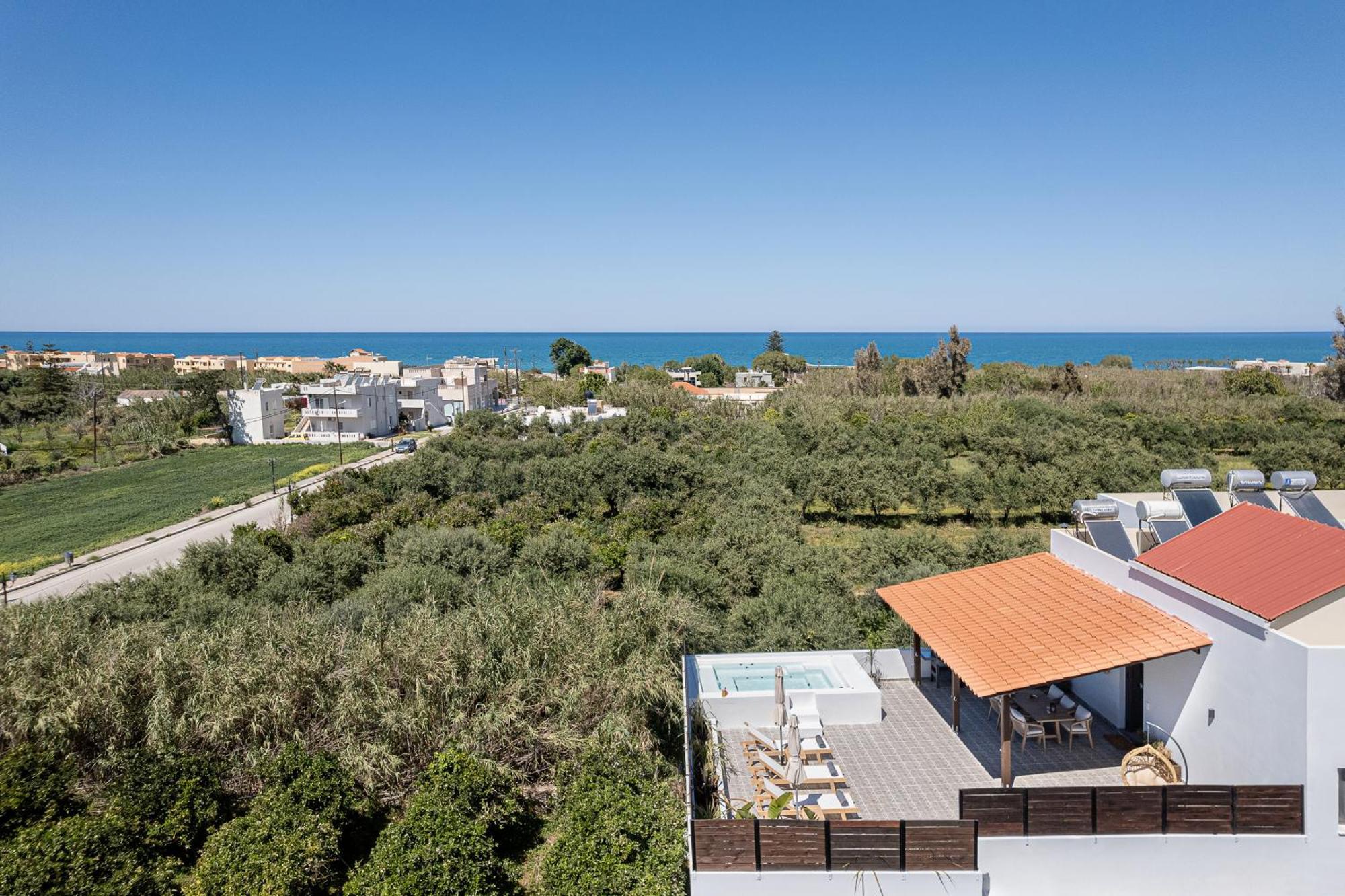 Sol Luxury Apartment - Close To The Beach With A Private Mini Pool 하니아 외부 사진