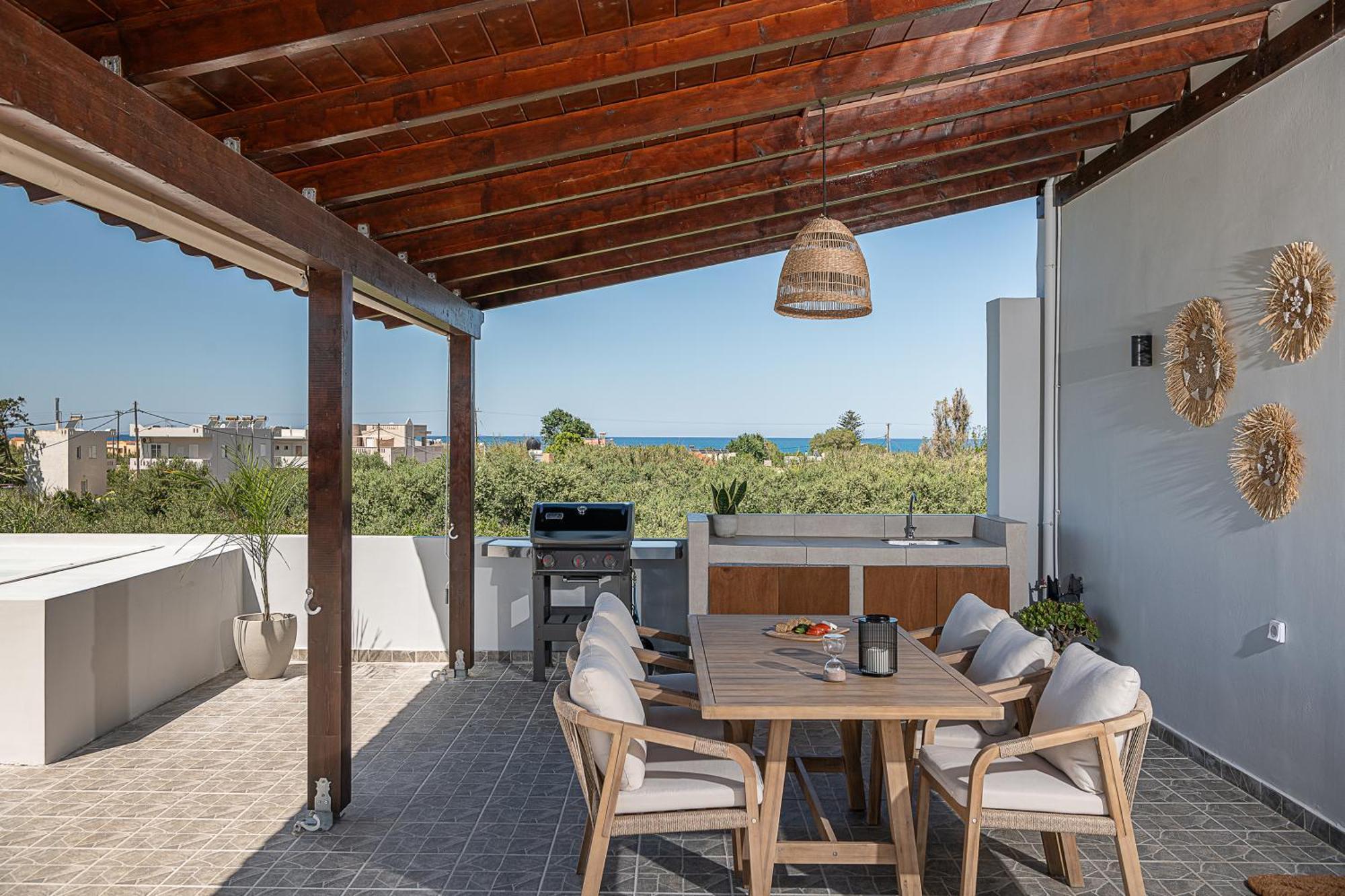 Sol Luxury Apartment - Close To The Beach With A Private Mini Pool 하니아 외부 사진